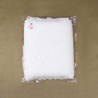 Кружевная эластичная ткань, 180 мм &times; 23 &plusmn; 1 м, цвет белый