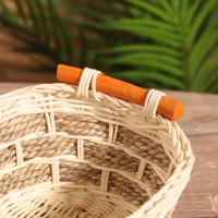 Корзина плетеная 25x19x9 см, ротанг