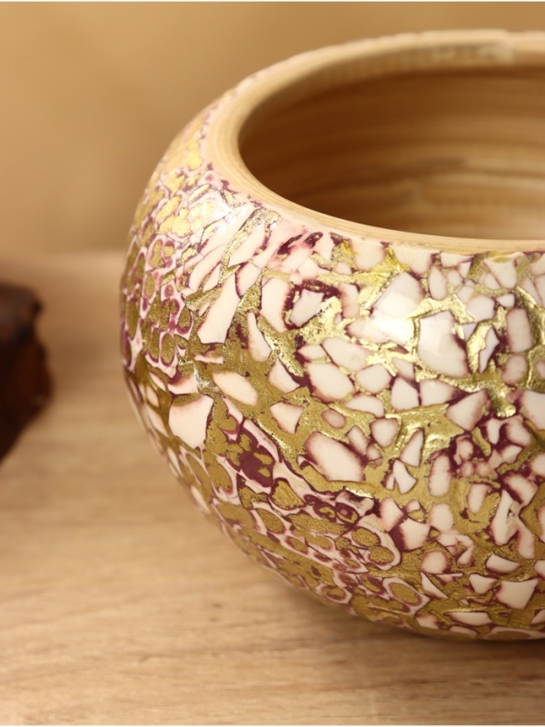 Банка для сыпучих продуктов 16х16х12 см, бамбук