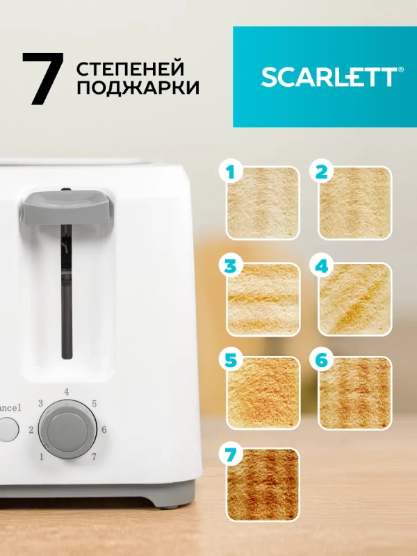 Тостер для хлеба с поддоном для крошек SC-TM11019