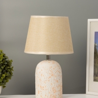 Настольная лампа "Радуга" 1х40Вт Е14 белый 20х20х33см