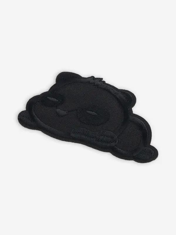 Термоаппликация &laquo;Панда&raquo;, 8&times;6 см, чёрная