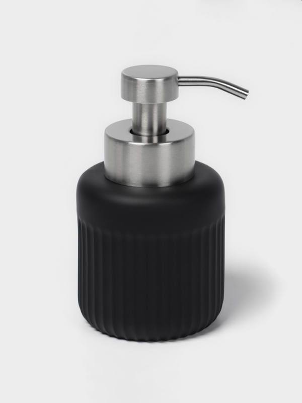 Набор для ванной "Блеск" 3 предмета (дозатор для мыла, стакан, мыльница)