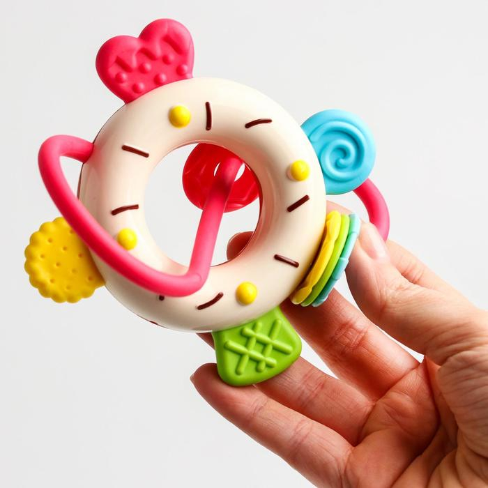 Набор погремушек &laquo;Сладости&raquo;, 3 шт., Крошка Я