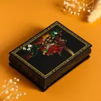 Шкатулка &laquo;Ягоды&raquo;, 10&times;14 см, лаковая миниатюра