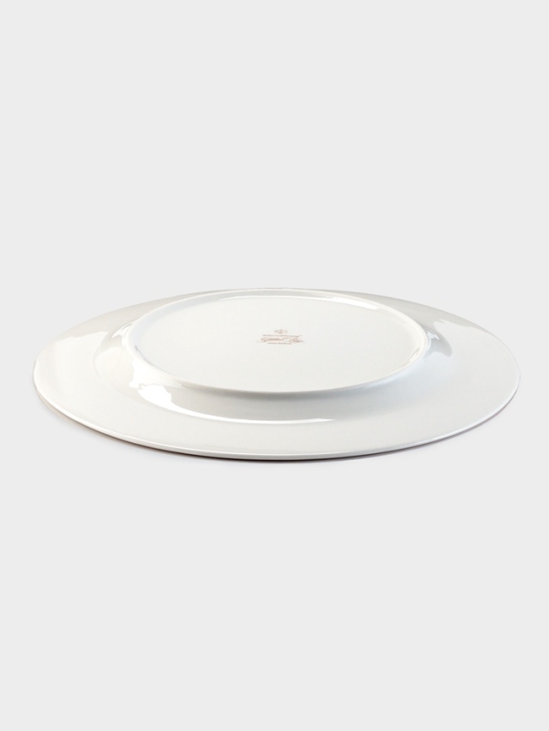 Тарелка WY Golden rays, d=27 см, фарфор, белая
