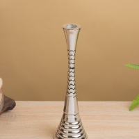 Подсвечник "Шампань" 8х8х27 см, алюминий