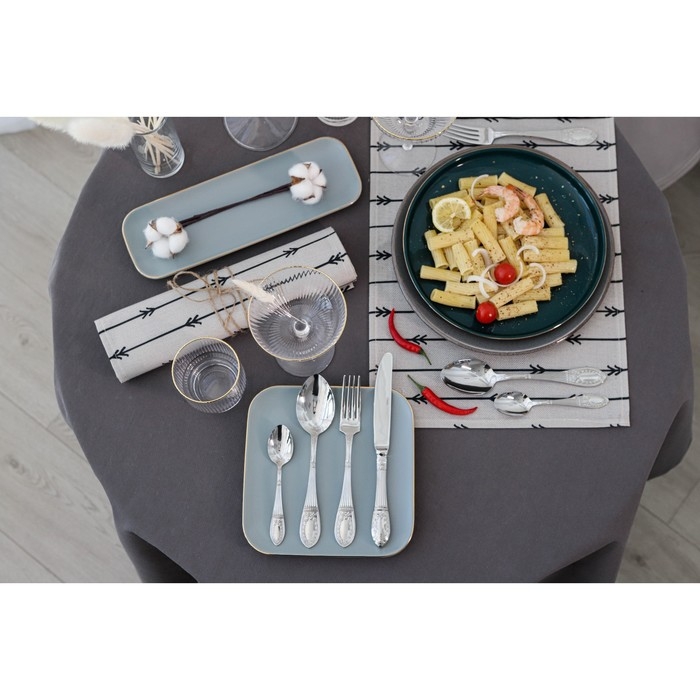 Нож столовый из нержавеющей стали &laquo;Беркли&raquo;, длина 23,8 см, цвет серебряный