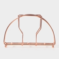 Салфетница Доляна &laquo;Куб&raquo;, розовое золото