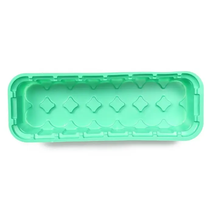 Мини-парник для рассады, 35&times;13&times;11 см, 24 ячейки под таблетки для рассады d=4 см, пластик, Greengo