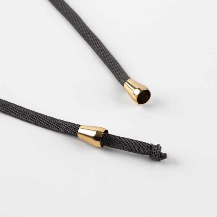 Наконечник для шнура, d = 4 мм, 13 &times; 10 мм, 100 шт, цвет золотой