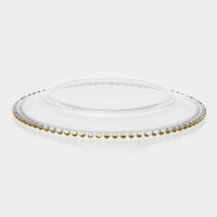 Тарелка - блюдо подстановочное &laquo;Орбита&raquo;, d=32 см, золотая