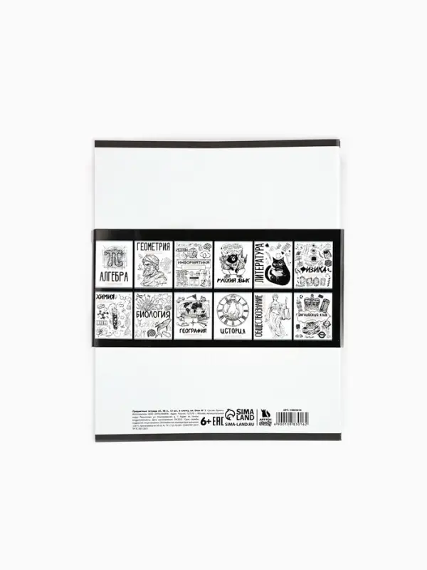 Тетради предметные, 48 л., набор из 12 шт., блок №1 &laquo;Скетчи&raquo;