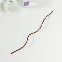 Палочка для аромадиффузора из ротанга "Волна" тёмно-коричневая 24 см