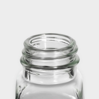 Набор для специй из стекла Доляна &laquo;Стиль&raquo;, 2 предмета: солонка 50 мл, перечница 50 мл, h=7 см