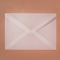 Набор 50 штук конвертов из кальки прозрачные (11.5 х 16.5 см), плотность 113 г/кв.м