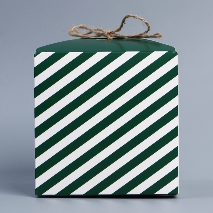 Коробка подарочная складная, упаковка, &laquo;С 23 февраля&raquo;, 12 х 12 х 12 см