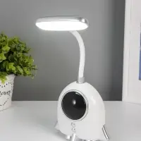 Ночник карандашница "Ракета" 6хLED 3Вт 5V USB АКБ 2 режима 7х11х27 см