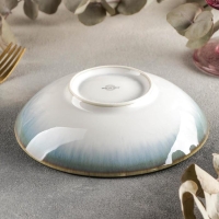 Салатник фарфоровый Magistro &laquo;Пэвэти&raquo;, 0,38 л, d=16,5 см, цвет голубой