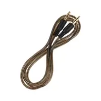 Кабель аудио AUX Luazon, Jack 3.5 мм(m)-Jack 3.5 мм(m), прозрачная оплетка, 86 см, чёрный