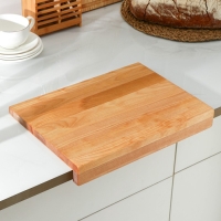 Доска разделочная с упором Adelica &laquo;Мастер шеф&raquo;, 36&times;26&times;1,8 см, пропитано минеральным маслом, берёза