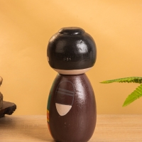 Деревянная кукла кокеши "Фудзико" 9х9х21 см