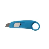 Нож универсальный ТУНДРА, мини, пластиковый корпус, возвратное лезвие, 9 мм