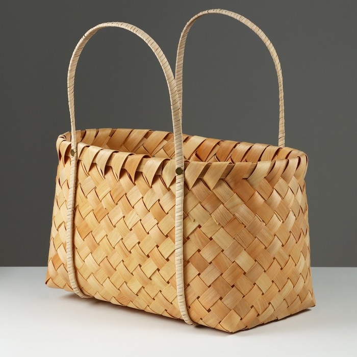 Набор корзин плетеных, 40x26xH24/45 см, 33x21xH23/41 см, 2 шт, секвойя