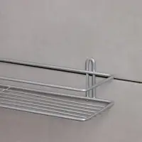 Полка прямоугольная, 1 ярус, Classic, 40&times;10&times;7 см, цвет хром