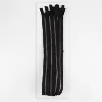 Молния &laquo;Трактор&raquo;, №5, разъёмная, замок автомат, 80 см, чёрная