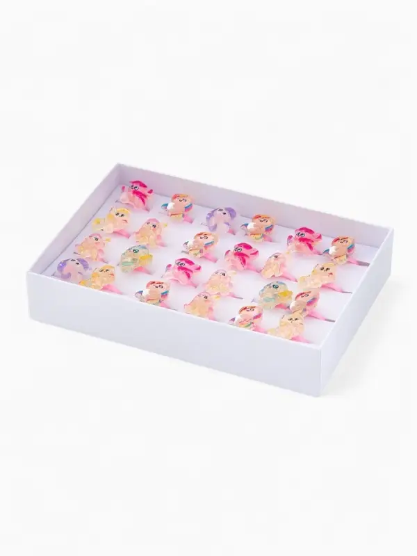 Кольцо &laquo;Выбражулька&raquo; пони, форма МИКС, цветное, безразмерное