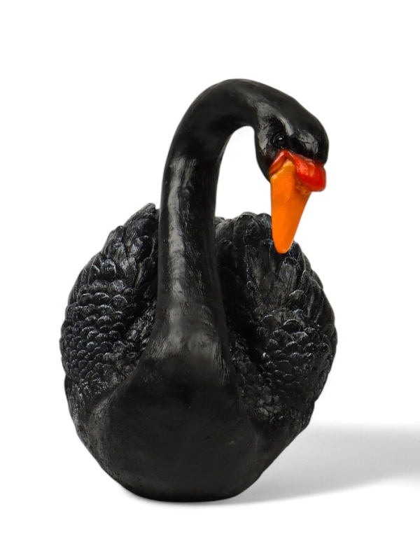 Садовая фигура из полистоуна &laquo;Лебедь&raquo;, 34&times;25&times;40 см