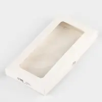 Коробка для шоколада &laquo;Молочная&raquo;, с окном, 9,4 х 1.7 х 18.4 см