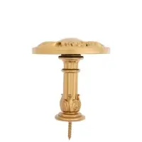 Крючок для штор CAPPIO KS031, d=95 мм, цвет золото, 2 шт