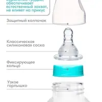 Соска на бутылочку, антиколиковая, M&B &laquo;Корона&raquo;, от 6мес., классическое горло, быстрый поток, фасовка по 20 шт.