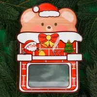 Пакет подарочный, &laquo;Камин&raquo;, с zip - lock застежкой, 20&times;27+6.5 см