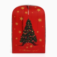 Складная коробка под маленький торт &laquo;Роскошная ёлка&raquo;, 15 х 15 х 18 см, Новый год