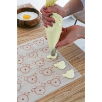 Коврик для выпечки армированный &laquo;Макарун. Ушки&raquo;, силикон, 42&times;29,5 см
