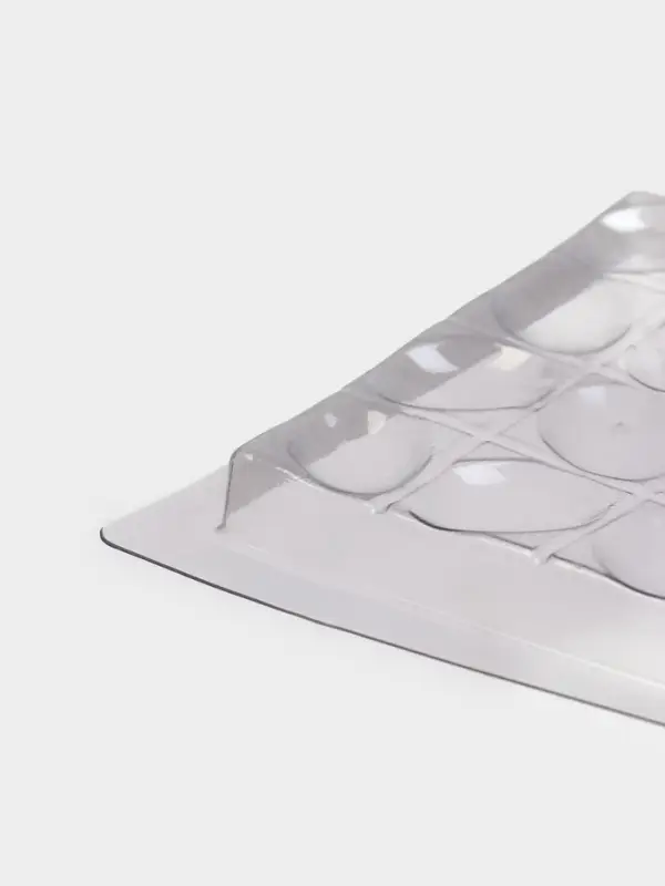 Форма для шоколада &laquo;Лепестки&raquo;, пластик, 20.5&times;10&times;1 см, прозрачная