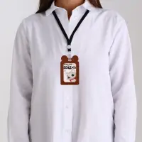 Чехол для бейджа &laquo;Киска&raquo; , 12 х 7,5 см