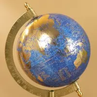 Глобус сувенирный 15х13х24 см, подставка дерево