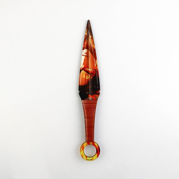 Деревянное оружие, детское сувенирное &laquo;Аниме&raquo;, нож кунай, со стикерами, 26 х 4 см