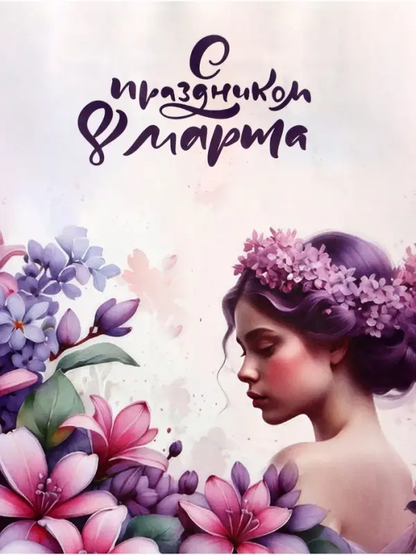 Пакет подарочный крафт, &laquo;С Праздником!&raquo; , 18&times;8&times;25 см