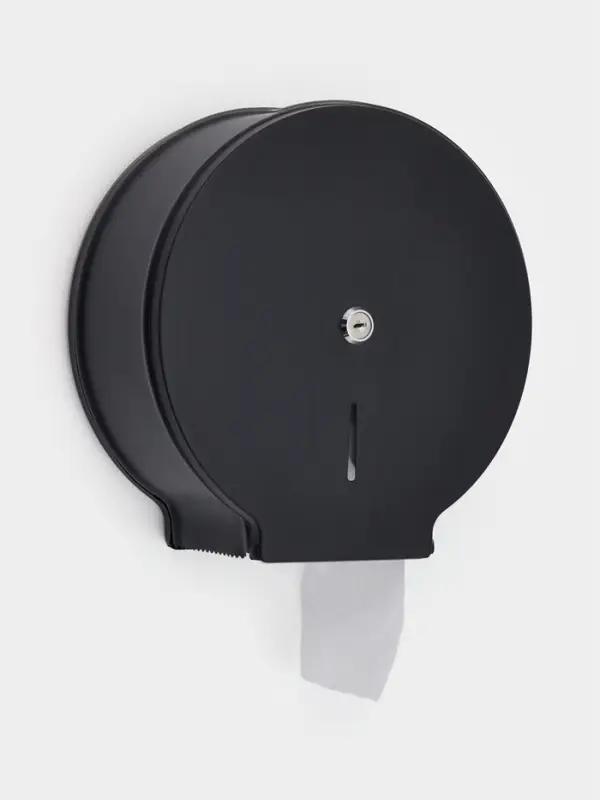 Диспенсер для туалетной бумаги St&ouml;lz, втулка 6 см, нержавеющая сталь, чёрный
