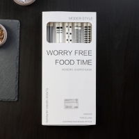 Набор керамических палочек для суши &laquo;Геометрия&raquo;, 10 предметов, h=24,5 см