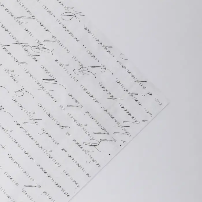 Бумага упаковочная тишью &laquo;Стихи&raquo;, 50 х 70 см