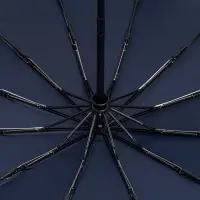 Зонт складной Fiber Magic Major, темно-синий