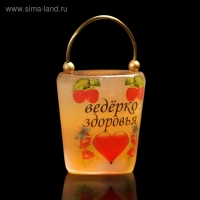 Сувенир &laquo;Ведёрко здоровья&raquo;, селенит