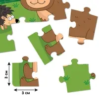 Пазл &laquo;В лесу&raquo;, 24 элемента, Синий трактор