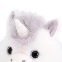 Мягкая игрушка "Единорог Лошарик", 12 см, серый 2629/12B